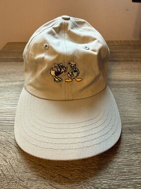 Love Your Melon x Disney Grey Baseball Cap with Embroidered Donald and Daisy.